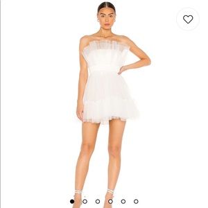 Bella Mini Dress in Ivory - Katie May